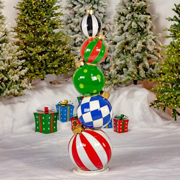 Christmas Ornament Staggered Display Tower